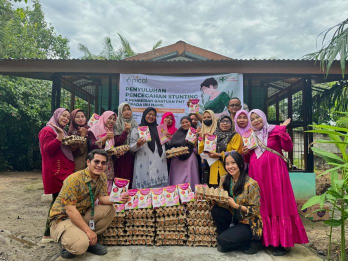 Apical Group Gelar Penyuluhan dan Berikan PMT untuk Pencegahan Stunting